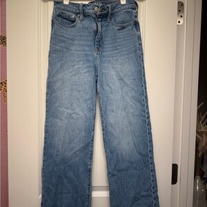 J Crew Slim Wide Leg Jeans